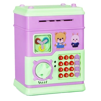 

Kids Piggy Bank With Password Musical Payment Money Children Birthday Electronic Coin Savings Box Smart Security Cartoon Cash