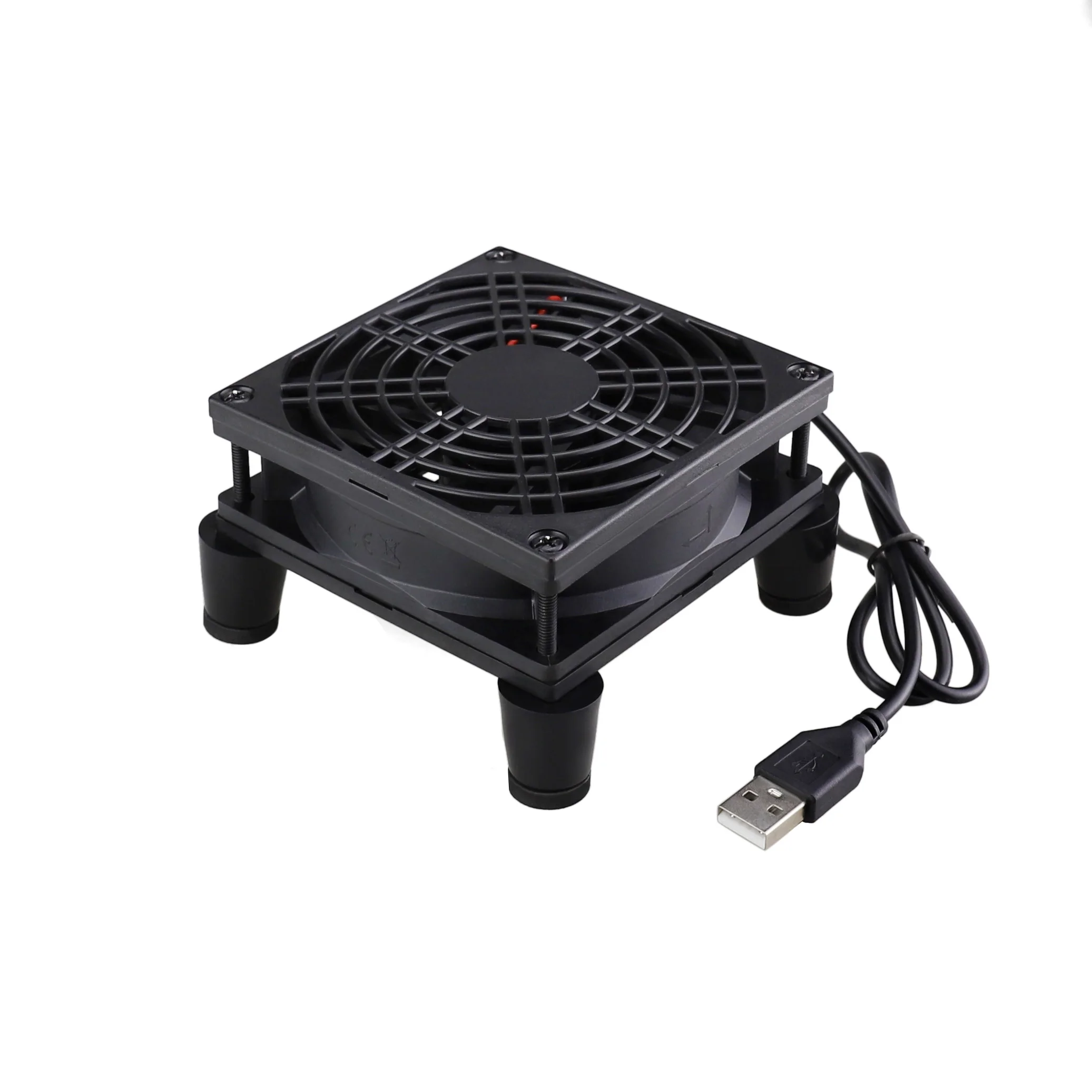 Gdstime Roteador Ventilador de Refrigeração dc 5v Usb 80 mm 92 mm 120 mm 140 mm Faça Você Mesmo Ventilador de Caixa de tv sem Fio com Controlador Usb & Ventilador de Computador Portátil Net de Proteção - Imagem 3