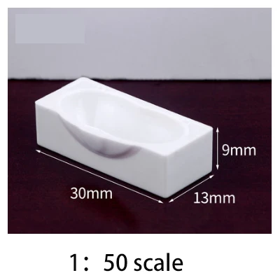 DIY sand table building material ABS Furniture 1/50 scale for miniature Layout/model furniture for miniuatre landscape DIY - Color: Q
