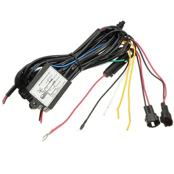 

DRL Daytime Running Light Dimmer Dimming Relay Control Switch Harness On-Off