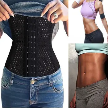 

Local stock Women Waist Trainer Waist Training Corsets Body Shaper Fajas Reductoras Girdle Control Cincher Shapers