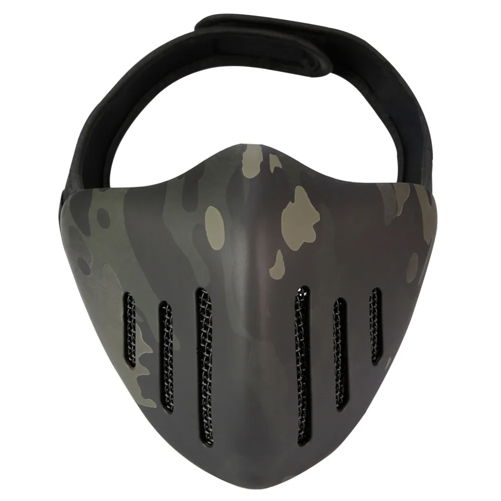 Acheter WoSporT Airsoft demi-masques Cosplay Halloween masque Airsoft  respirant masque tactique de protection