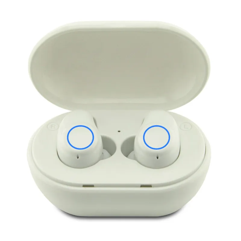 Белый A1 tws, беспроводные Bluetooth наушники, наушники-вкладыши, гарнитура 8D, объемные стерео Bluetooth 5,0, наушники для Android, Iphone, белые наушники - Цвет: Белый