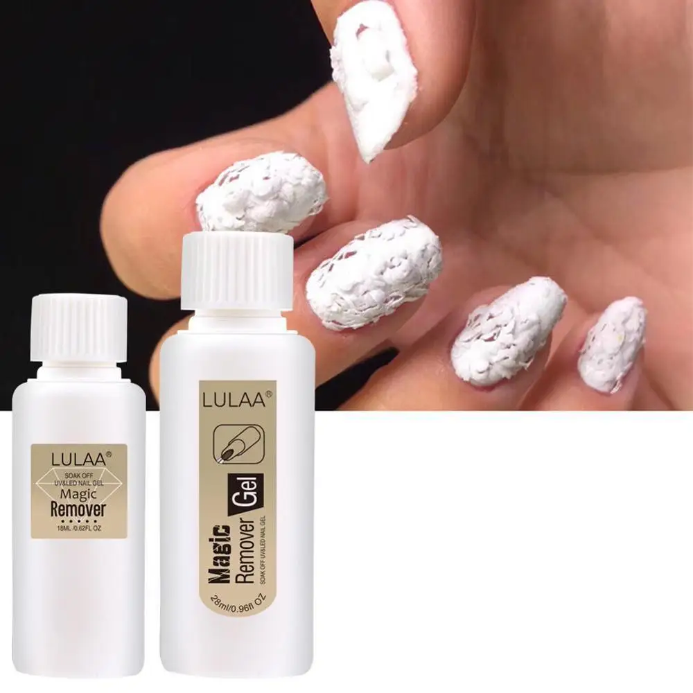

15ml Hot Sale Burst Unloading Nail Glue No Hurt The Nails Remover Nail Gel Magic Remove Gel Clean Nail Art