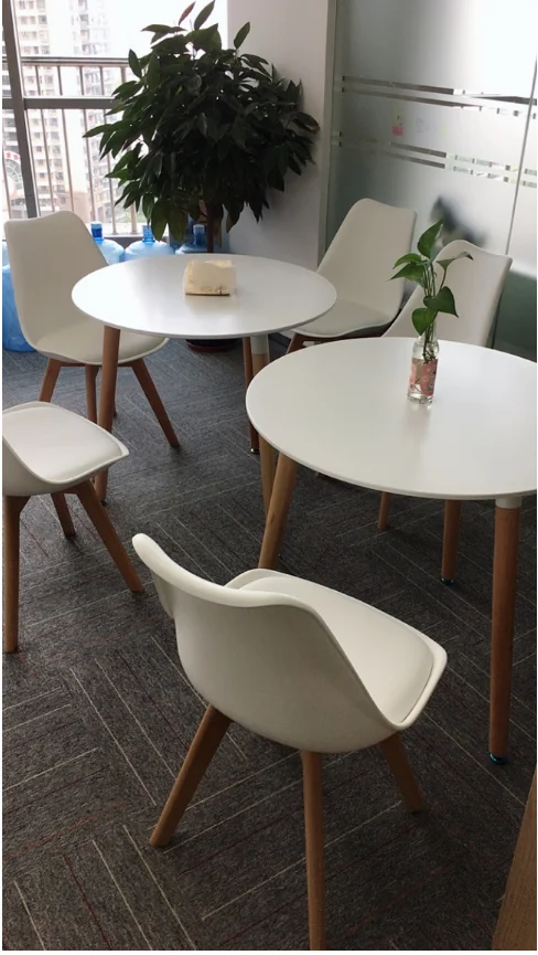 Пластиковая спинка, полиуретановый коврик, буковая ножка, стул Eames, чистый, разноцветный, для гостиной, столовой, стул, уютный, разобранный стул