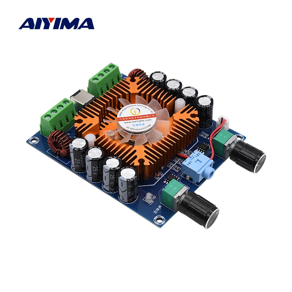 Цифровой усилитель мощности AIYIMA TDA7850 аудиоплата класса AB Mini Amp 4x50 Вт 4 канальный