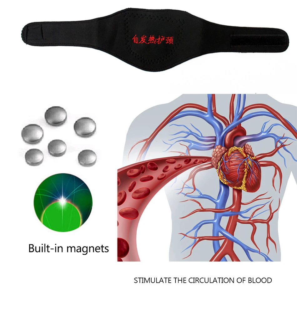 Neck Care Tool Health Care Massage Neck Brace Support Massager Protection Heating Belt Health Care Tool Neckband Masajeador