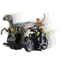 Подлинный продукт MATTEL мир Юрского периода 2 фильм Стиль Знаменитостей синий погоня серии Имитация Динозавра модели мальчик игрушка