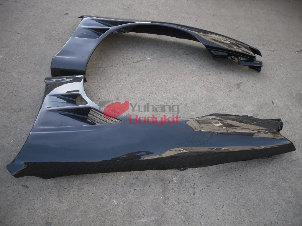 Cf Front Fender For S14 Kouki Bn Style +25mm Carbon Fiber Body Kits