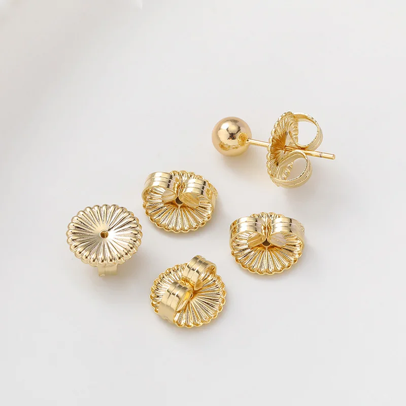 Bouchons D'oreille Fleur En Acier Inoxydable – Cristal Gems, Vis Dos, Vendus Par Paire – Bijou Tendance Unisexe !