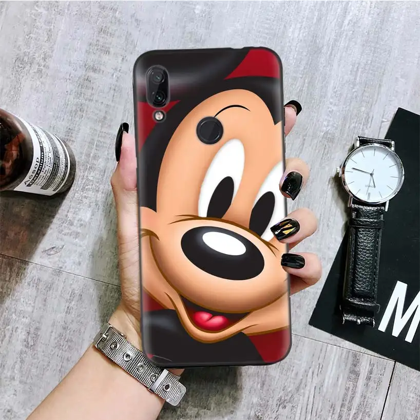 Mi nnie девять черная крышка чехол для телефона для Xiaomi Redmi Note фотоаппаратов моментальной печати 8 7 7S 7A 6 S2 GO K20 Pro 6A mi 6X 5X A1 CC 9 8 Coque - Цвет: BA182-2
