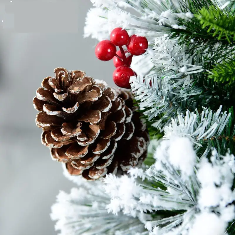 Рождественская елка Настольный Декор новогодняя елка Navidad вечерние Декор снежный лист