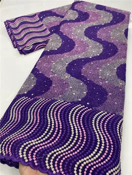 

NIAI African Lace Fabric High Quality Lace Swiss Voile Lace In Switzerland Nigerian Lace Fabrics For Wedding Dress XY3531B-1