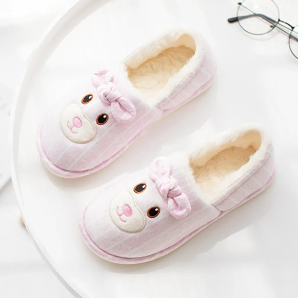 Shoes Woman Home Slippers All-inclusive Warm Pregnant Women Fur Slides Month Comfortable Non-slip Тапочки Kapcie | Обувь