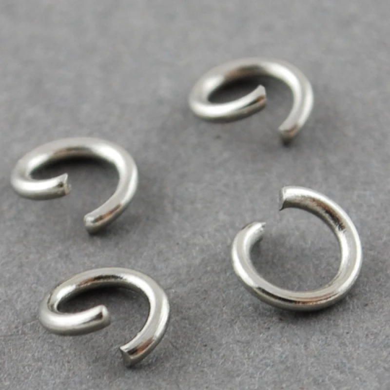 Stainless Steel Open Jump Rings 5mm Stainless Steel Jewelry Findings