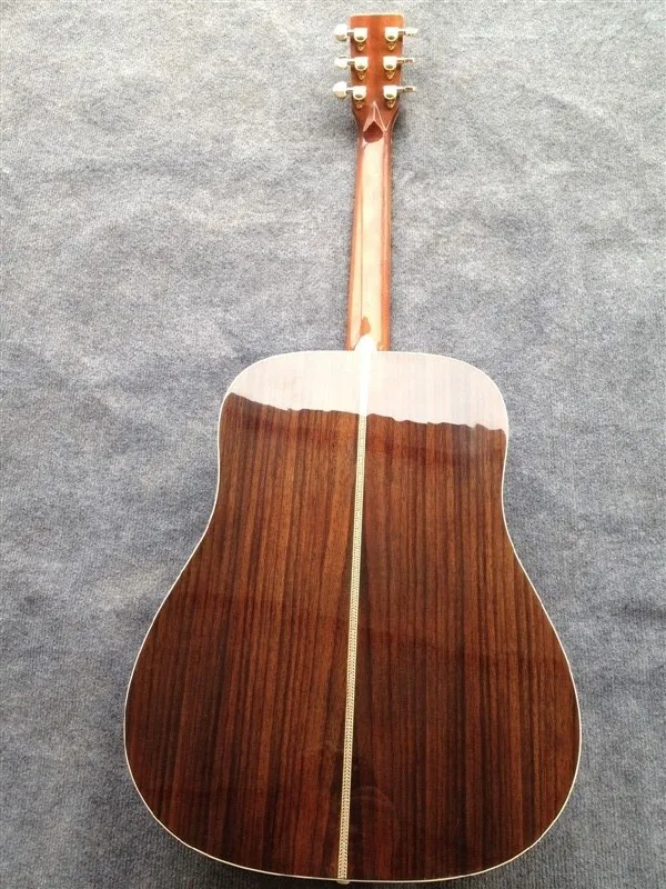 41 дюймовая Акустическая гитара abalone с круглым корпусом, акустическая электрогитара классического типа D 42, модель акустической гитары
