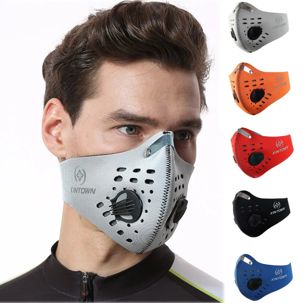 XINTOWN Reusable Washable Mask Cycling Facemask Sprot Mask Face Mask Facemasks masque lavable mascarilla deportiva training mask|Cycling Face Mask| - AliExpress