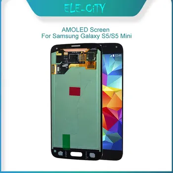 

100% OEM For Samsung Galaxy S5 S5 mini Super AMOLED Display Touch Screen Digitizer Assembly Replacement Parts No Dead Pixel