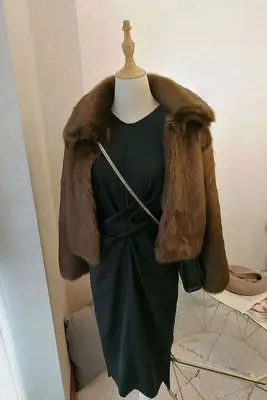 MEWE New Style High-end Fashion Women Faux Fur Coat S96