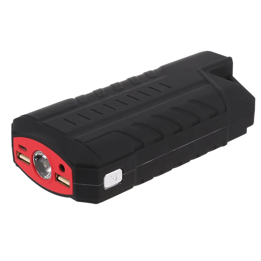 Ёмкость 12V 4 USB Портативный мини-автомобиль аварийный прыжок стартовый усилитель Зарядное устройство Мощность банка для аварийного автомобиля Зарядное устройство