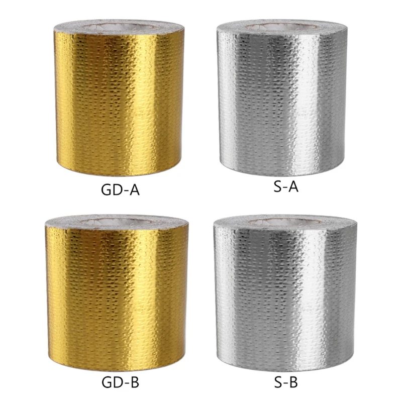 Aluminum Foil Tape Adhesive Tape 1 Pc Aluminum Foil Thermal Barrier Tape Heat Reflective Adhesive Heat Shielding High Temperature Bandage