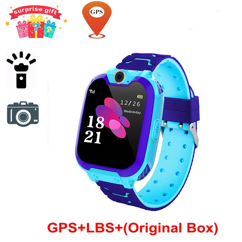 S10 LBS Детские Смарт-часы водонепроницаемые с камерой сим-карты Дети SOS Вызов локатор трекер детские часы
