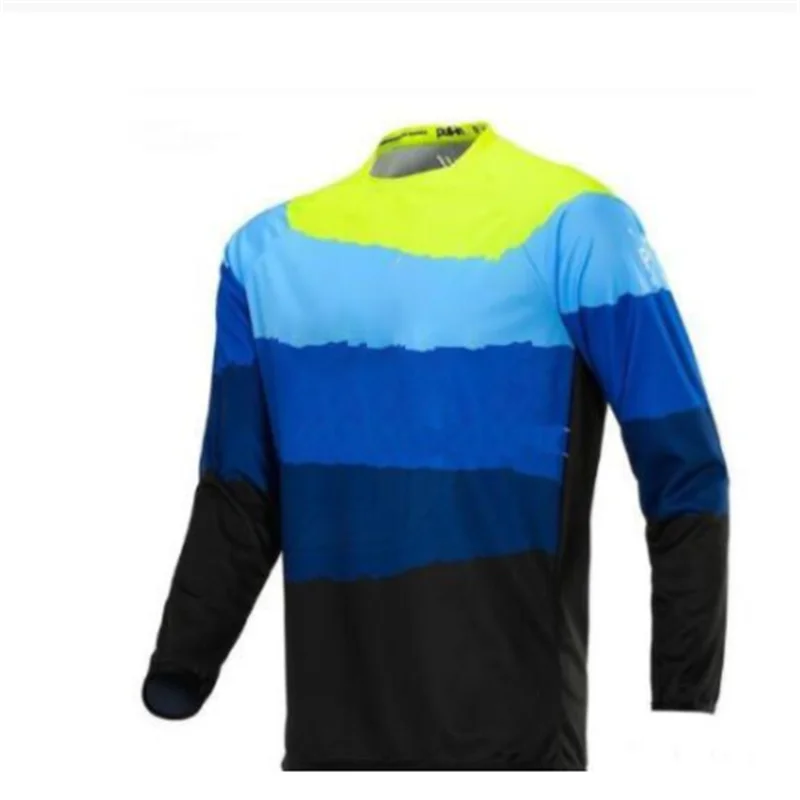 thumbnail image 1 of Camisetas de motocross para bicicleta de montaña, ropa transpirable para bicicleta, camisetas de ciclismo de manga larga, camisetas de descenso, camisetas de secado rápido para todo terreno y MTB, 1 of 5