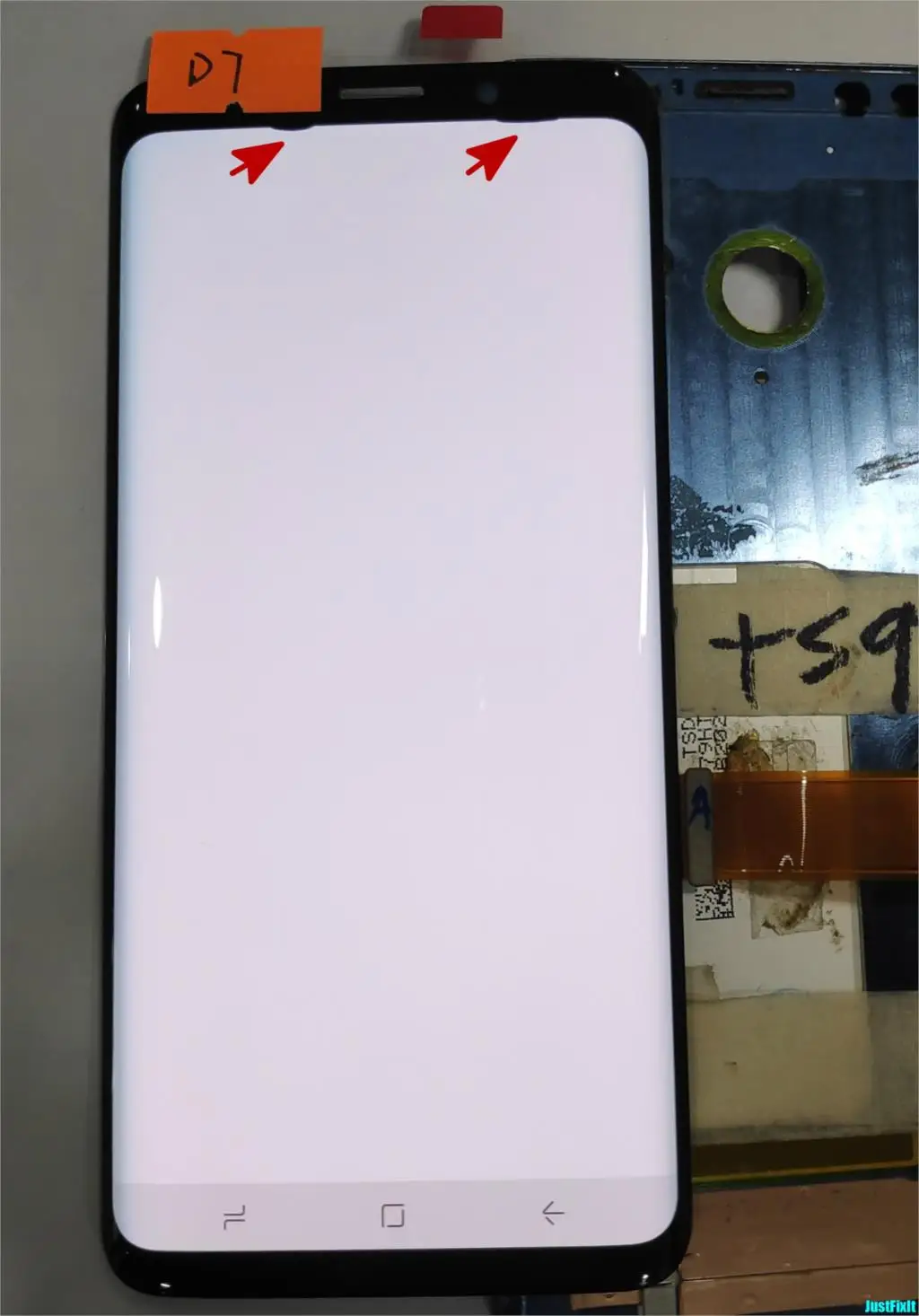 Для samsung Galaxy S9 G960 G960f дефект ЖК-дисплей сенсорный экран дигитайзер 5,8 ''Супер AMOLED экран - Цвет: D7