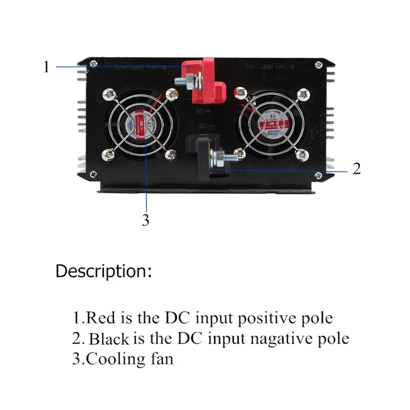 Макс 2000 Вт Чистая Синусоидальная волна инвертор DC12V/24 В к AC110V/220 В Преобразователь мощности адаптер Усилитель для автомобиля Инвертор бытовой DIY