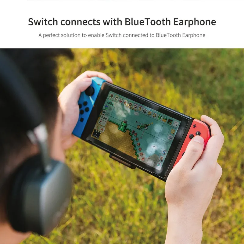 

For Switch Lite for PS4 for PC New Route Air Wireless Audio Adapter Transmitter for Nintendo Switch