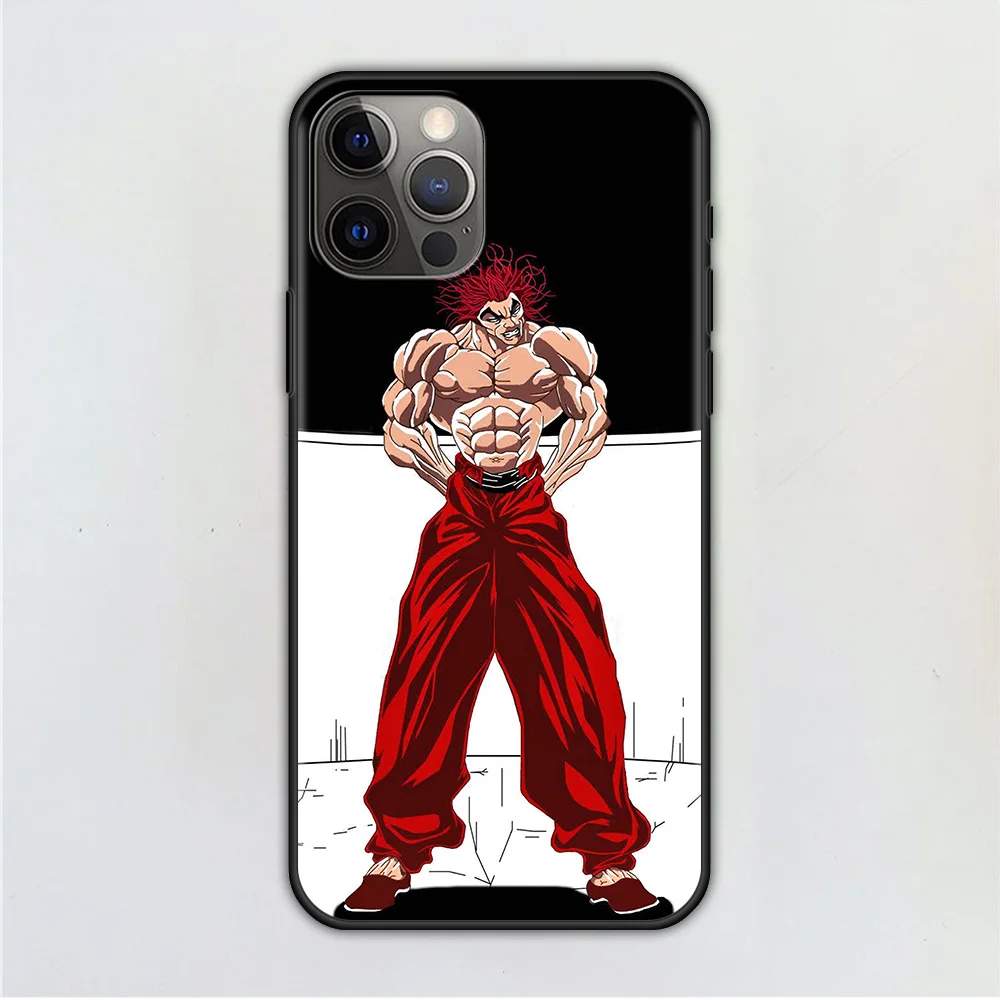Baki the Grappler Original anime Phone Case For iPhone 13 12 11 Pro XR Max XR X 8 7 6s 6 Plus SE2020 Cover Shell TPU cases for iphone 11