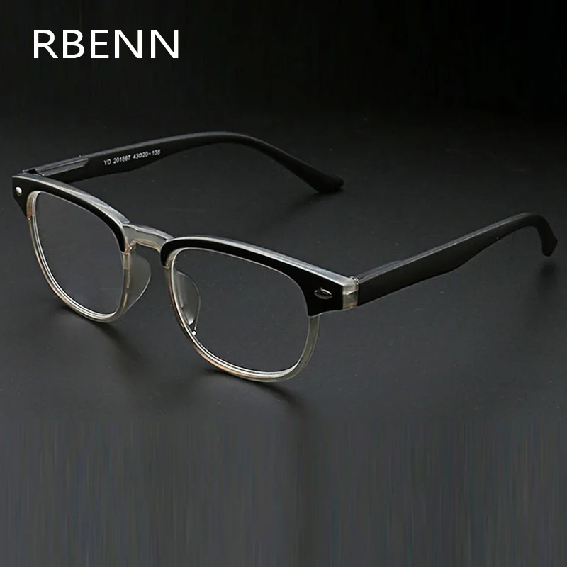 RBENN Брендовая дизайнерская обувь классические очки для чтения Для мужчин Для женщин очки при дальнозоркости с диоптриями+ 1,25 1,75 2,25 2,5 2,75 3,25 3,75 5,0