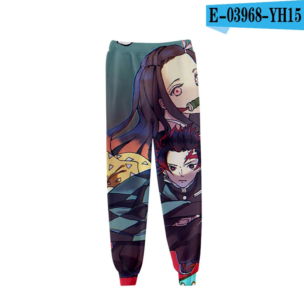3D pants Популярные Ghost Blade Demon Slayer 3D Повседневные осенние и зимние удобные спортивные штаны мужские и женские комиксы новые синие брюки - Цвет: 3D pants