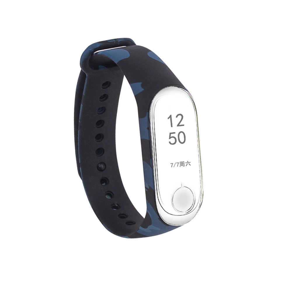 Mi band 3 4 красочные ремешки mi band 3 4 аксессуары сменный силиконовый браслет для Xiaomi mi 3 4 смарт-браслеты - Цвет: 14