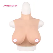 TRANSWEET High Quality D Cup  Silicone breast form for crossdresser Crossdressing Realistic boob Breast Enhancer  Drag Queen