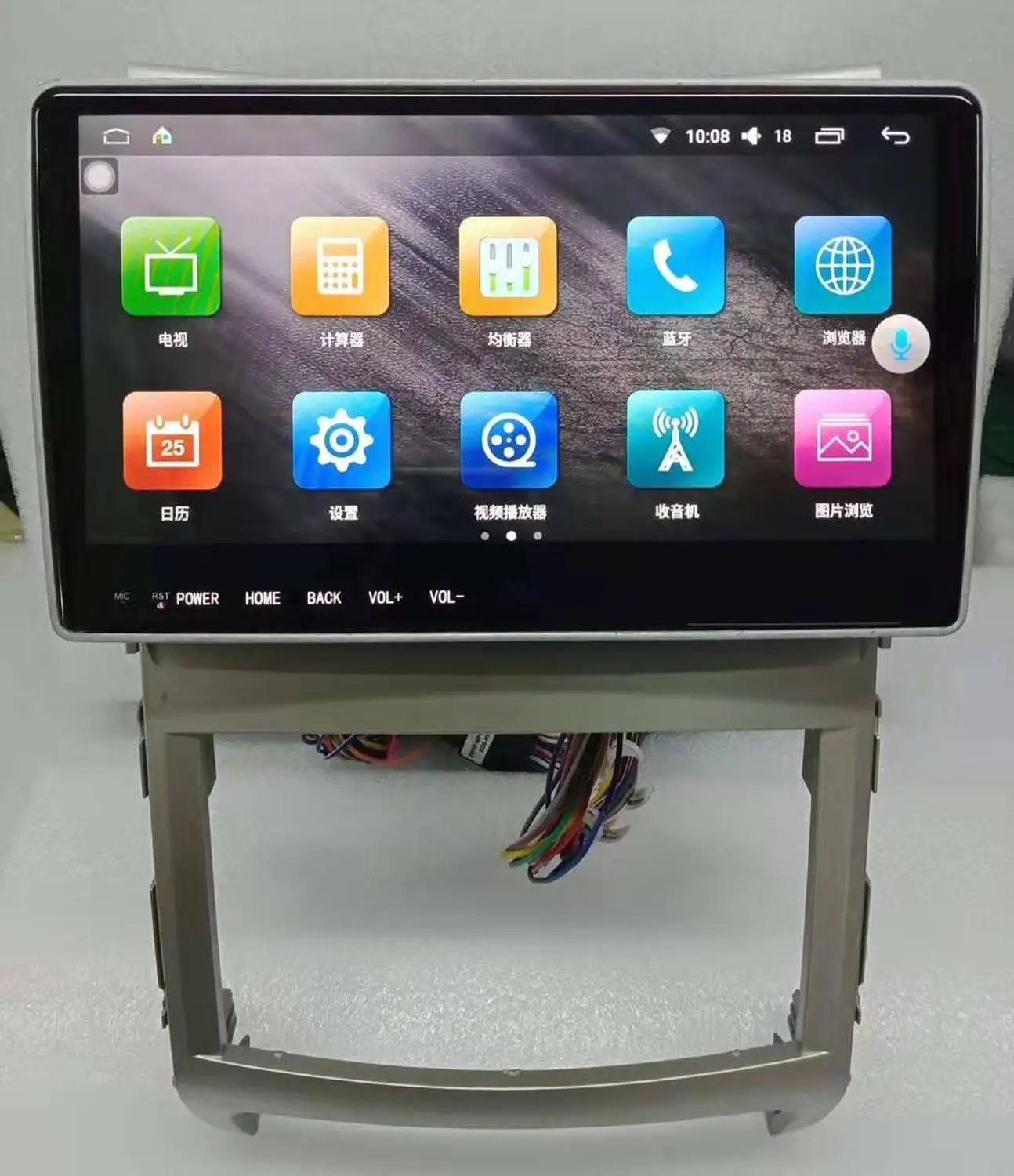 Для hyundai Veracruz 07-16 Android 8,1 Восьмиядерный 9,66 дюймов USB автомобильное радио видео мультимедийный плеер gps навигация аудио DVD система
