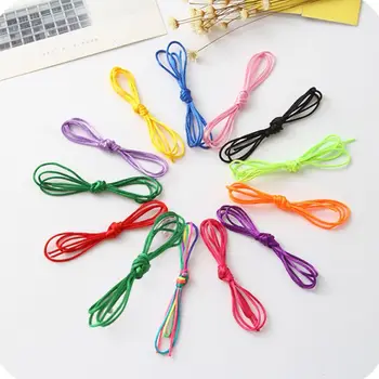 

10Pcs 1M Bright Colorful DIY Hair Braiding Rope Strings Curler Hip Hop for Women Girls Festival Party Styling Accessory Hairband