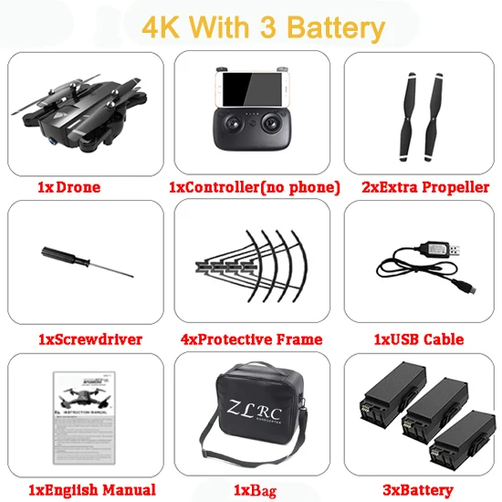 4K Black 3B Bag Sg900 X192 Квадрокоптер с 720 p/4 K Hd камерой вертолет Gps фиксированная точка Wifi Fpv дроны следуем за мной режим Vs H501S SG900S SG106 - Цвет: 4K Black 3B Bag