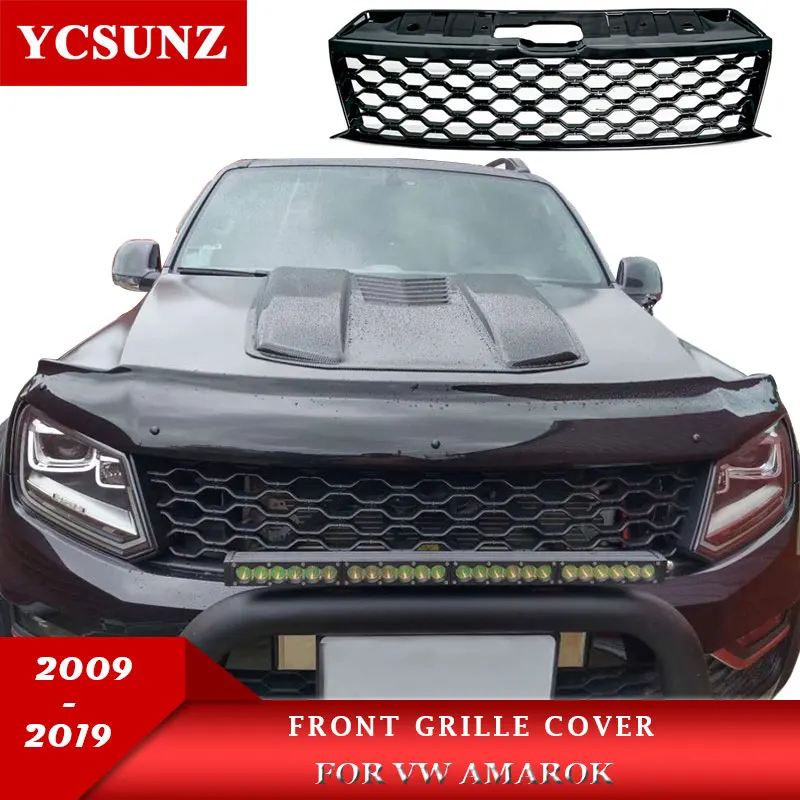 ABS передняя решетка для vw amarok 2009 2010 2011 2012 2013 2014 2015 2016 2017 2018 2019 | Автомобили и