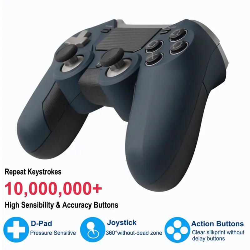 2,4G беспроводной геймпад для PS4 Двойной вибрационный Элитный игровой контроллер джойстик для PS3/PC Видео игровая консоль