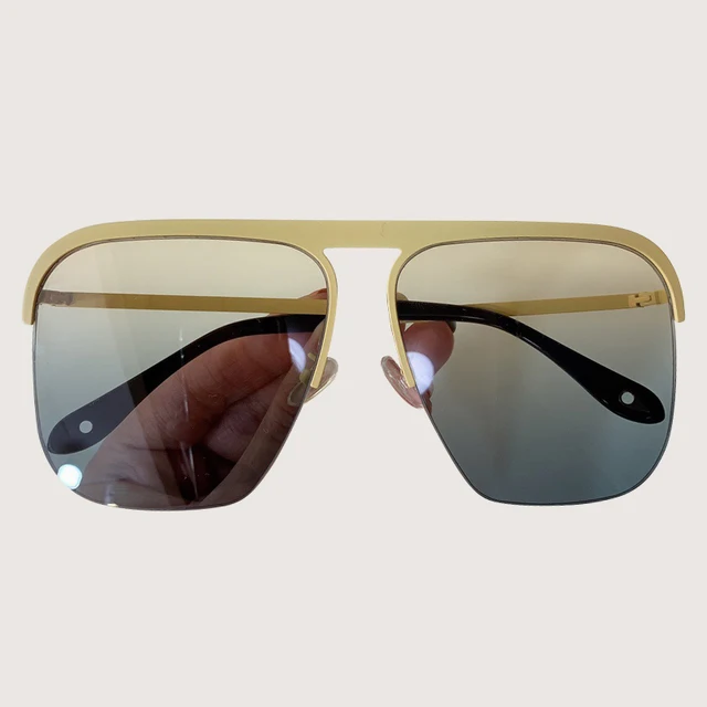 $US $60.00 New Fashion Square Sunglasses Women Vintage Classic Metal Frame Oversize Sun Glasses UV 400 gafas d