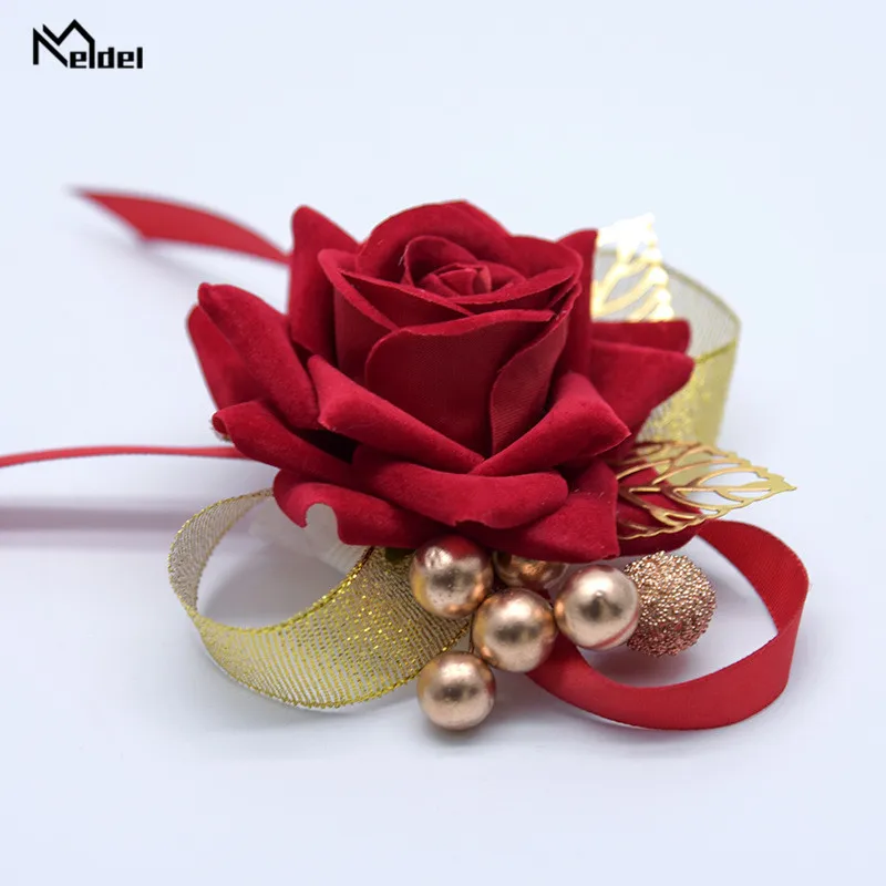 corsage-red