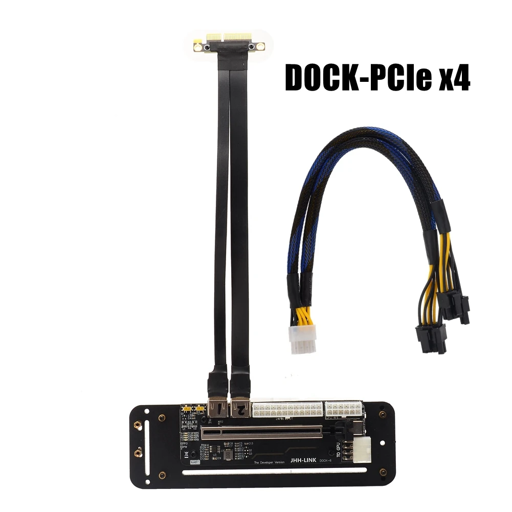 NGFF/M.2 NVME /mPCIe / PCIe 4x Extension Cable PCI-E External Laptop Video Card Dock Notebook Dock Graphics Card Adapter eGPU