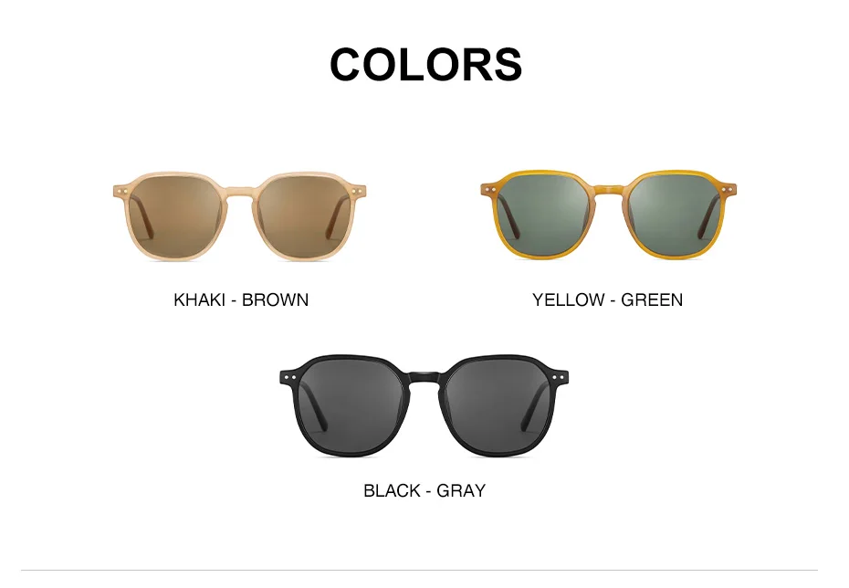 big sunglasses for women CAPONI Trendy Vintage Sunglasses Women Decorative Polarized Square Eyewear Fashion Design Girl Sun Glasses UV Protect CP1961 rectangle sunglasses