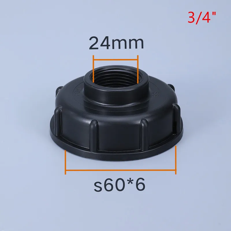 Прочный фитинг для резервуара с водой S60X6 резьба 1/2 &quot3/4" 1 "садовый шланг