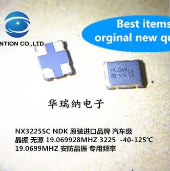 

10pcs 100% orginal new NX3225SC NDK automotive grade wide temperature 3225 passive crystal oscillator 19.069928M 19.0699MHZ