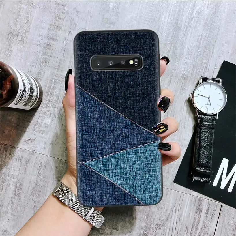 Джинсовый ковбойский джинсовый черный чехол с принтом для телефона samsung Galaxy S10+ Plus Lite Note 10 9 8 S9 S8 J4 J6+ Plus S7 S6 Edge Ca - Цвет: BA159-6