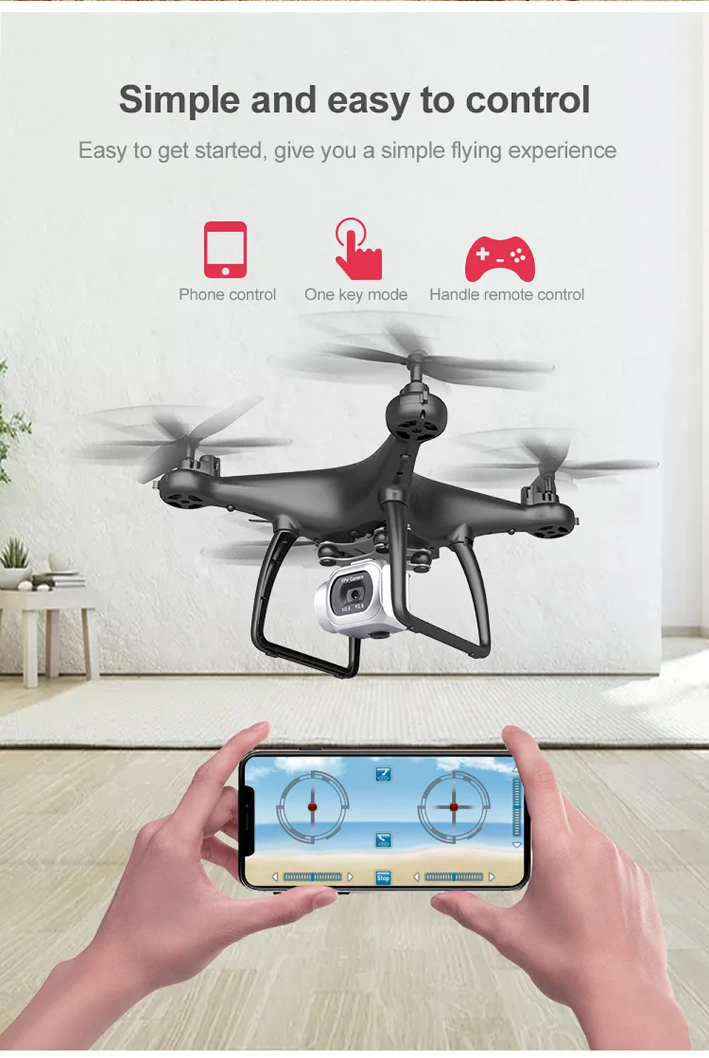 hunters 2.4 ghz rc 6 axis gyro quadcopter RC Drone UAV with 4K HD Pixel Dual Cameras Aerial Photography Remote Control 4-Axis Aircraft Quadcopter Flying Toys Gifts JIMITU RC Quadcopter store near me