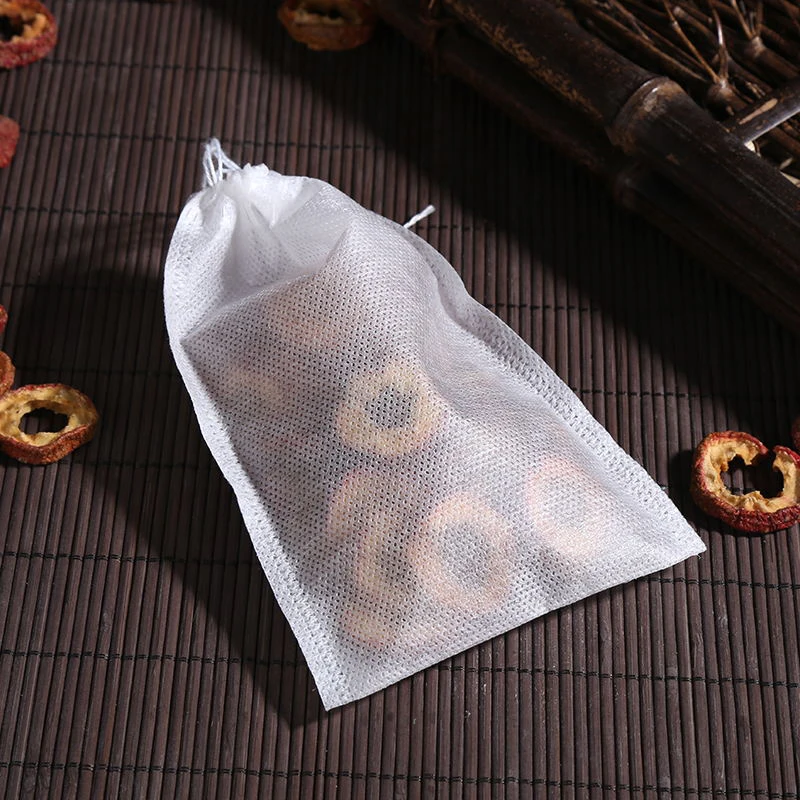 100PC фильтр уплотнения фильтр для чайных пакетиков травяной кофе для чай со специями крутящееся насекомое портативный одноразовый запечатанный прессовая ткань пресс-мешок