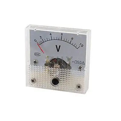 

DC0-10V Analog Voltmeter Pointer Panel Voltage Meter Guage 45mm x 45mm